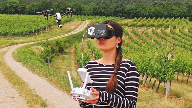 svælg Farvel Udførelse Turn your VR headset into a first person viewer for drones