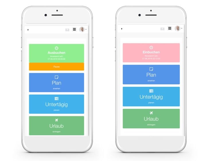 Mobile Abwesenheitserfassung