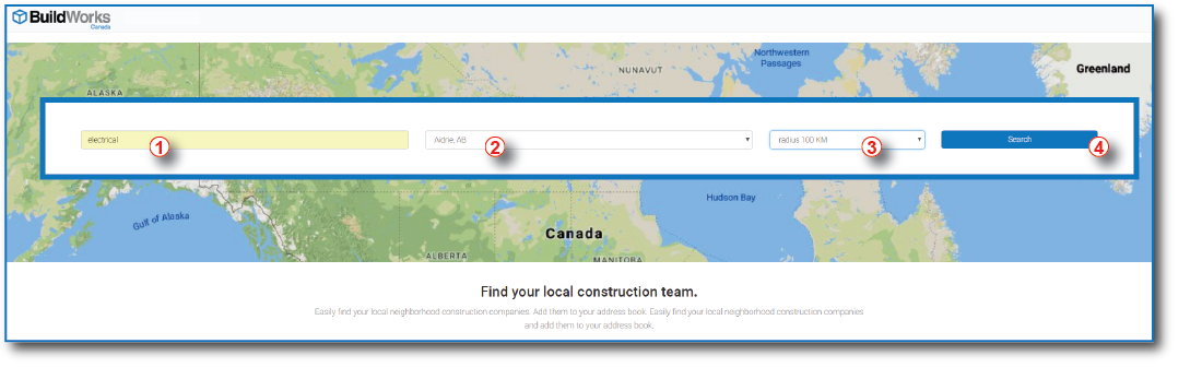 Search BuildWorks Canada Directory