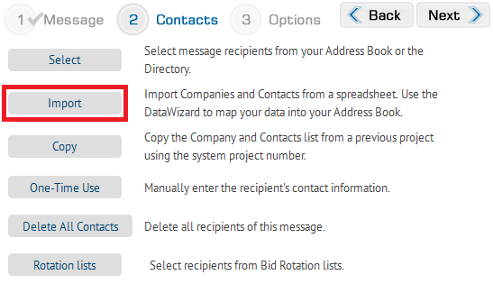 Import Contacts