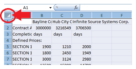 spreadsheet