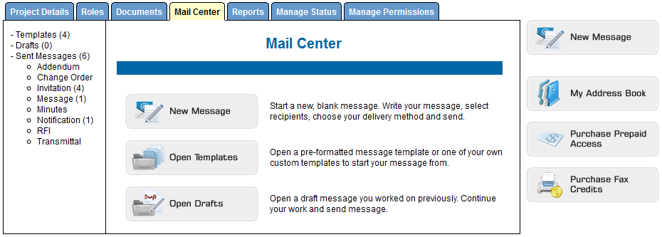 Mail Center Definition