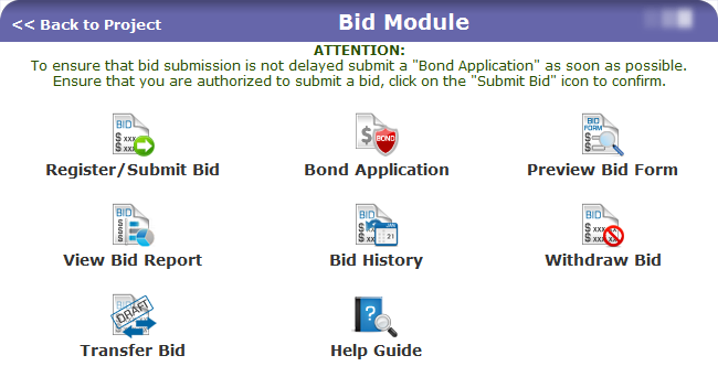 Bid Module