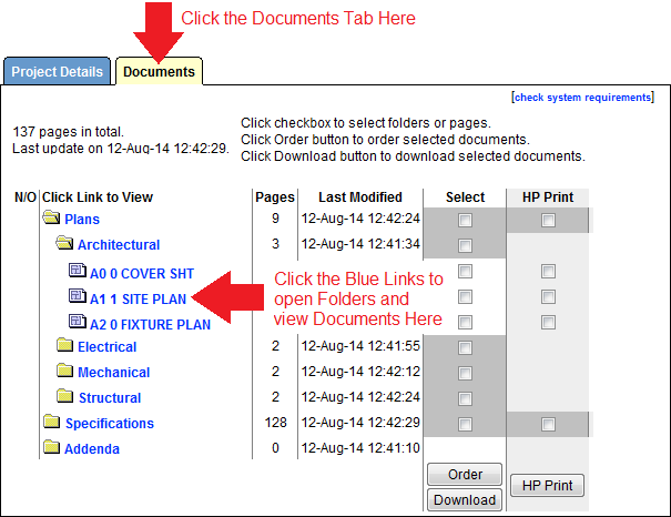 Documents Tab