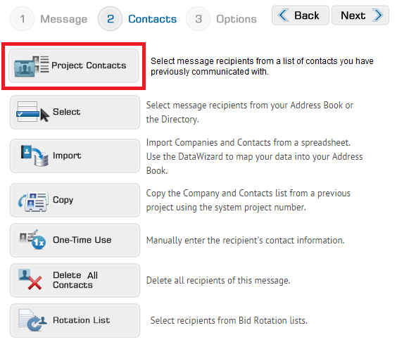 Button - Project Contacts