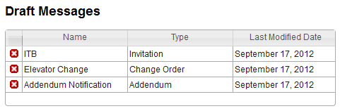Draft Messages