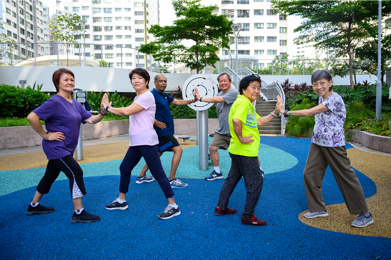 16 Low to High Intensity Exercises for the Elderly in Singapore - Homage