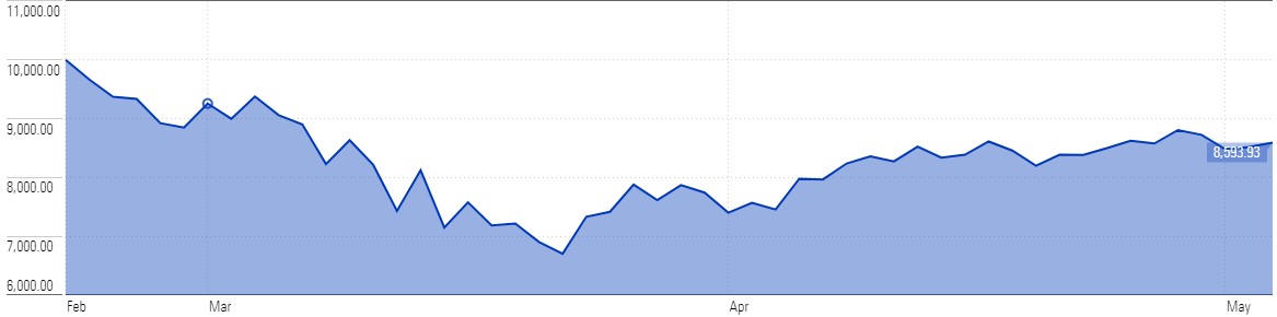 Stock Market Up and Down - COVID-19