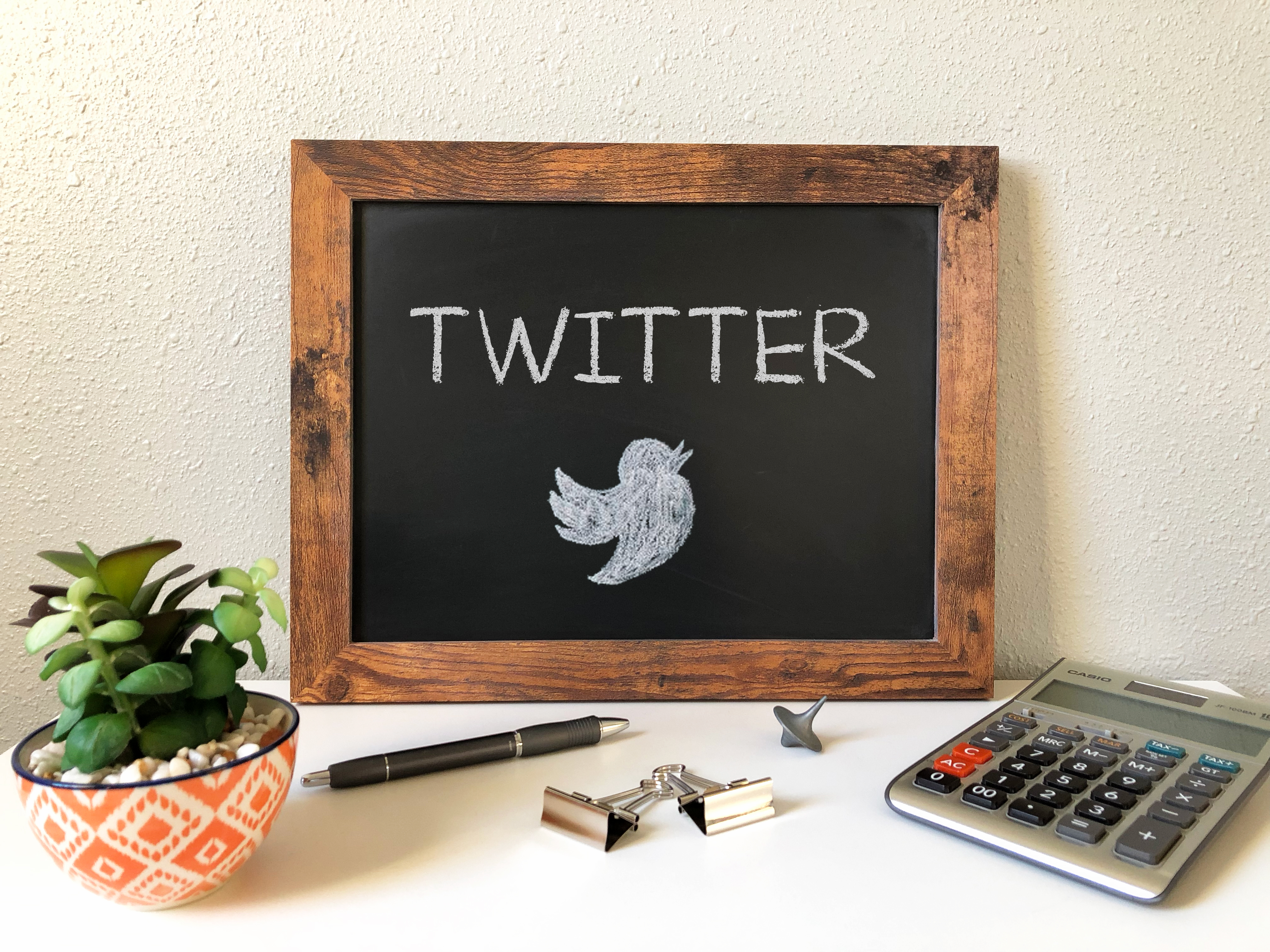 twitter chalkboard