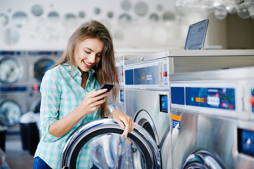 Don't pay for public laundry. Look up “portable washer”. It pays