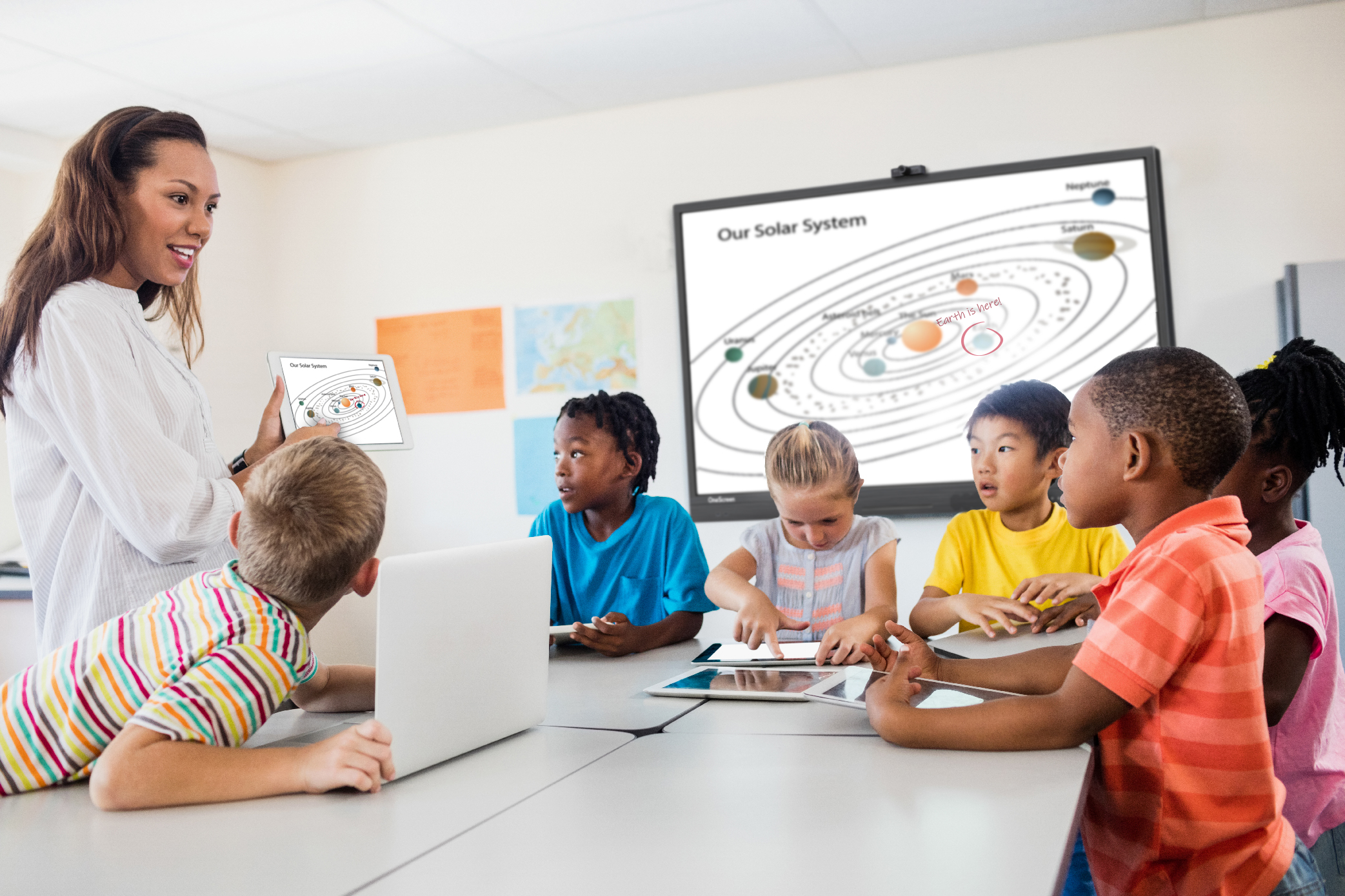 children use technology in the classroom