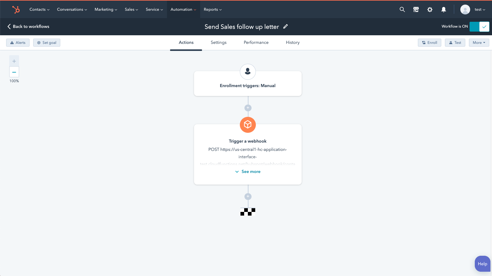 Trigger from workflows