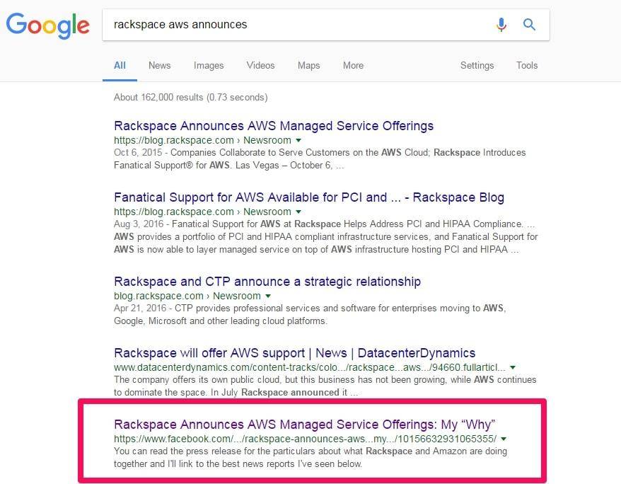 how to reach the first page of google