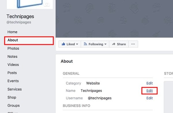 Faceboook-Edit-Page