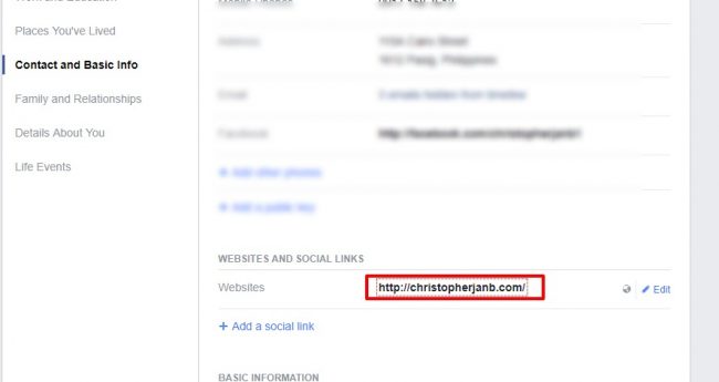 create backlinks from facebook