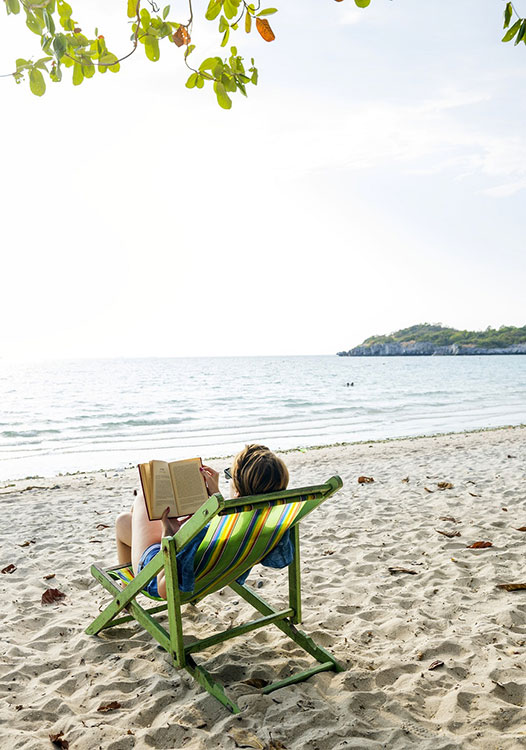 leggere in spiaggia