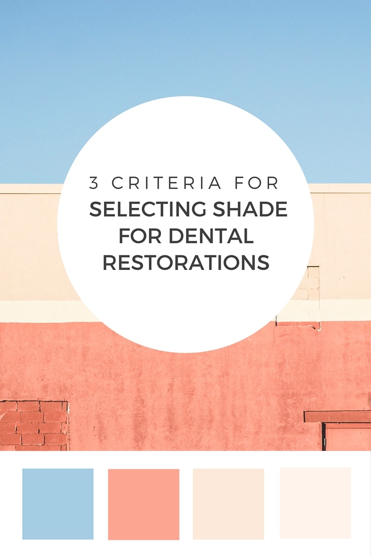 Selecting Shade for Dental Restorations