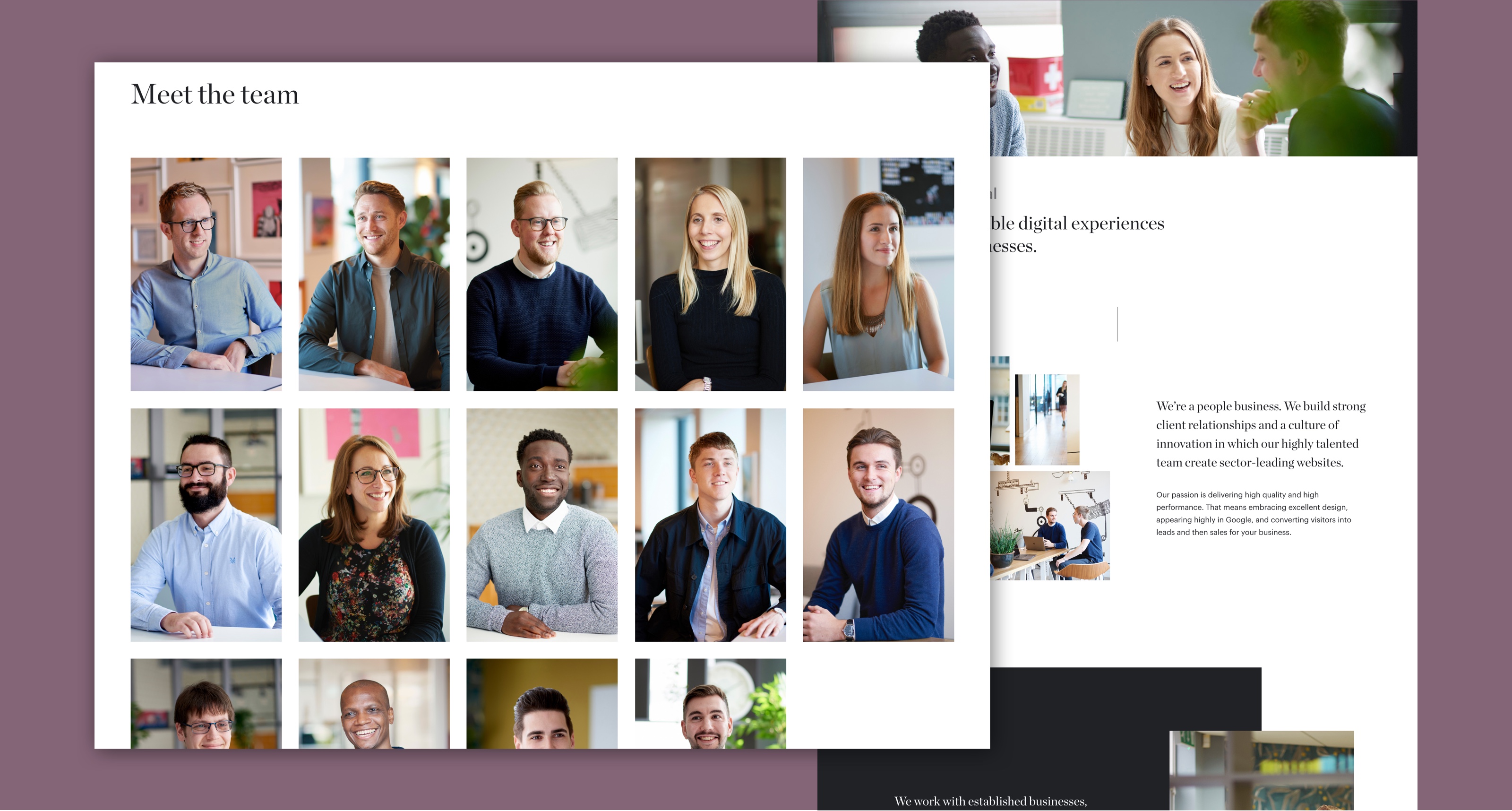 creative about us page template creative about us page template