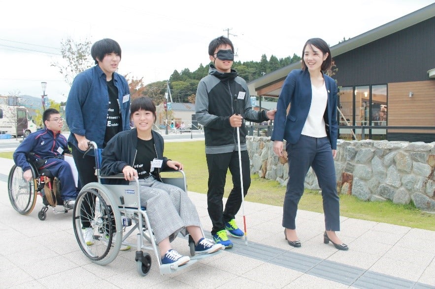 陸前高田市で まちびらきまつりが開催されました 代表 垣内がユニバーサルデザインの考え方を発表