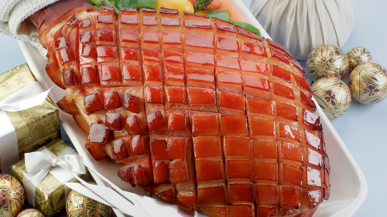 Vegan Ham with Marmalade Glaze (Seitan)