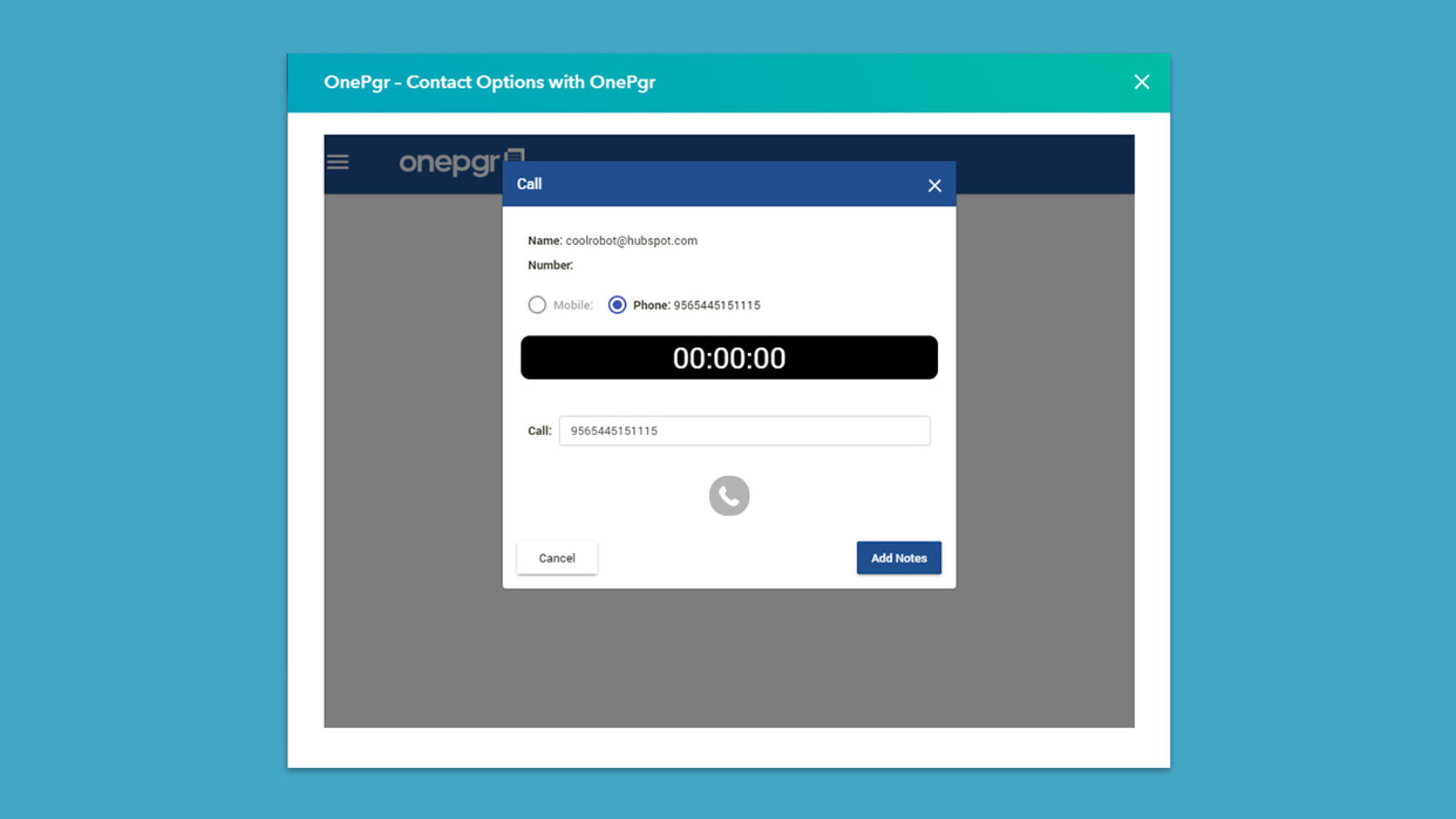 Integrated Calling & Texting