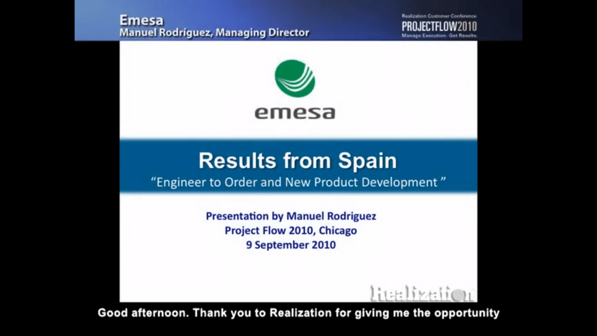 Emesa shares their results from implementing critical chain project management