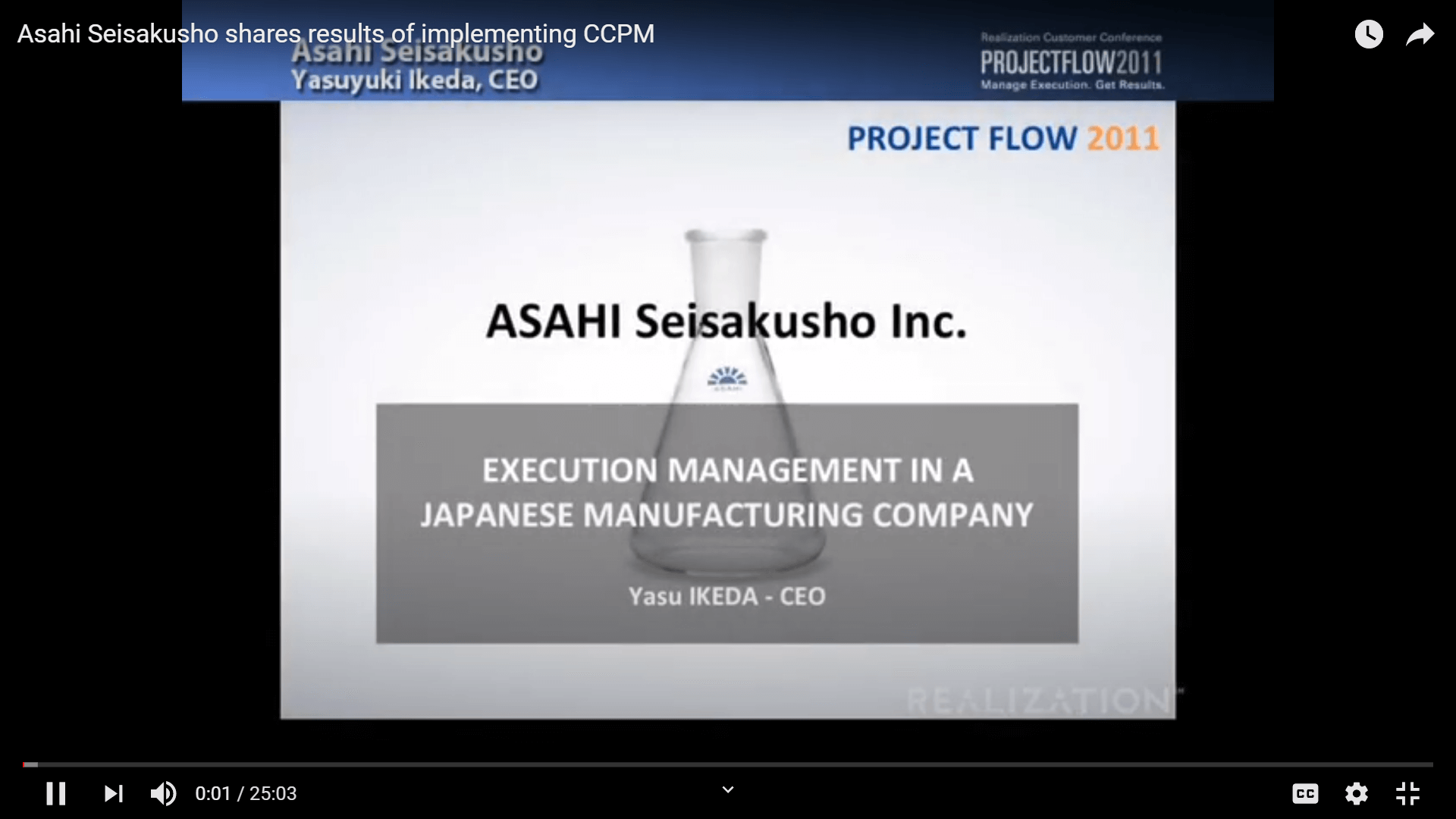 Asahi Seisakusho shares results of implementing CCPM