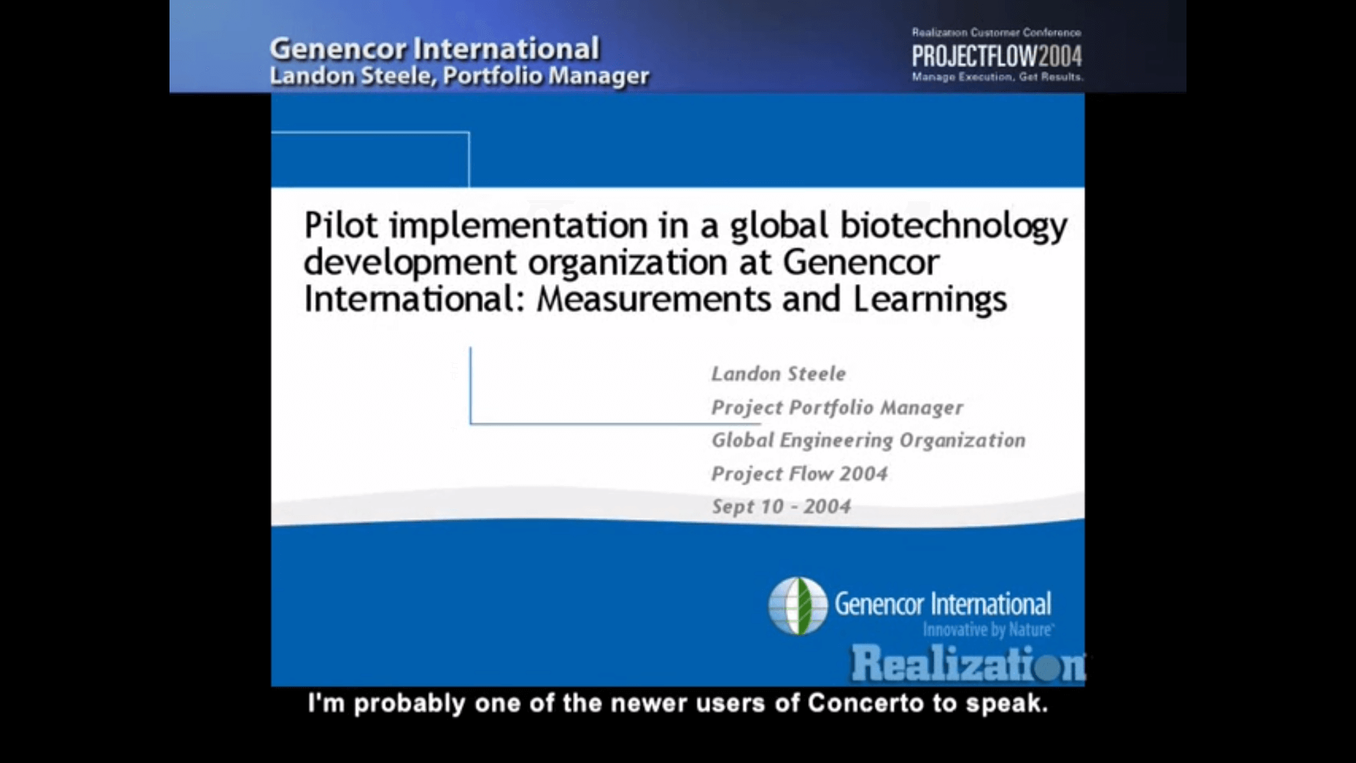 Genencor shares their results implementing Critical Chain Project Management