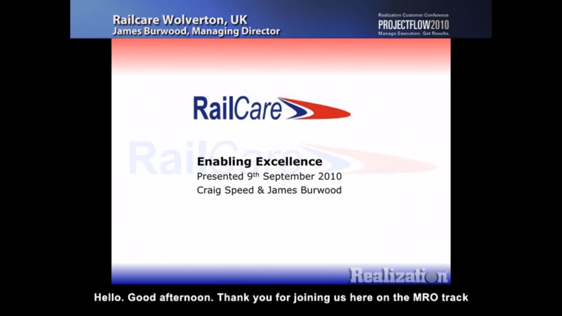 Railcare Wolverton shares their results of implementing Critical Chain Project Management