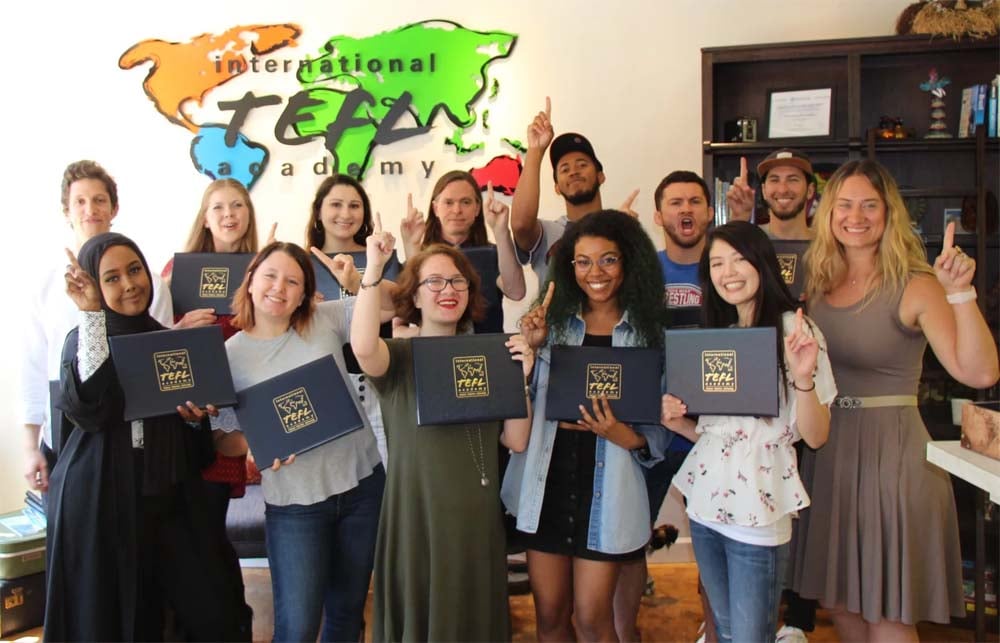 Chicago TEFL Class Graduation