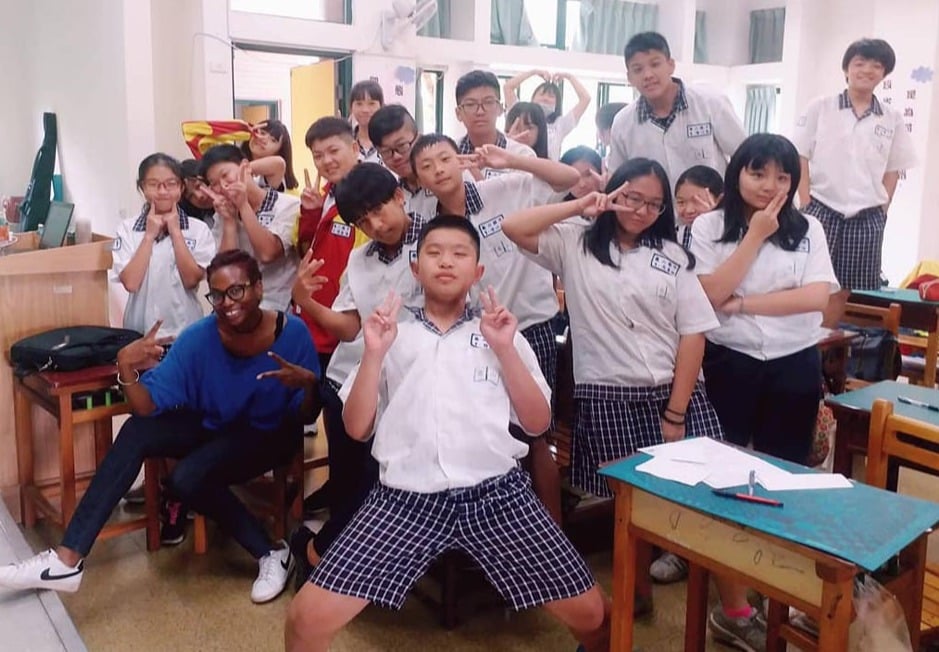 ITA graduate Jahannah Sistrunk teaches English in Taiwan