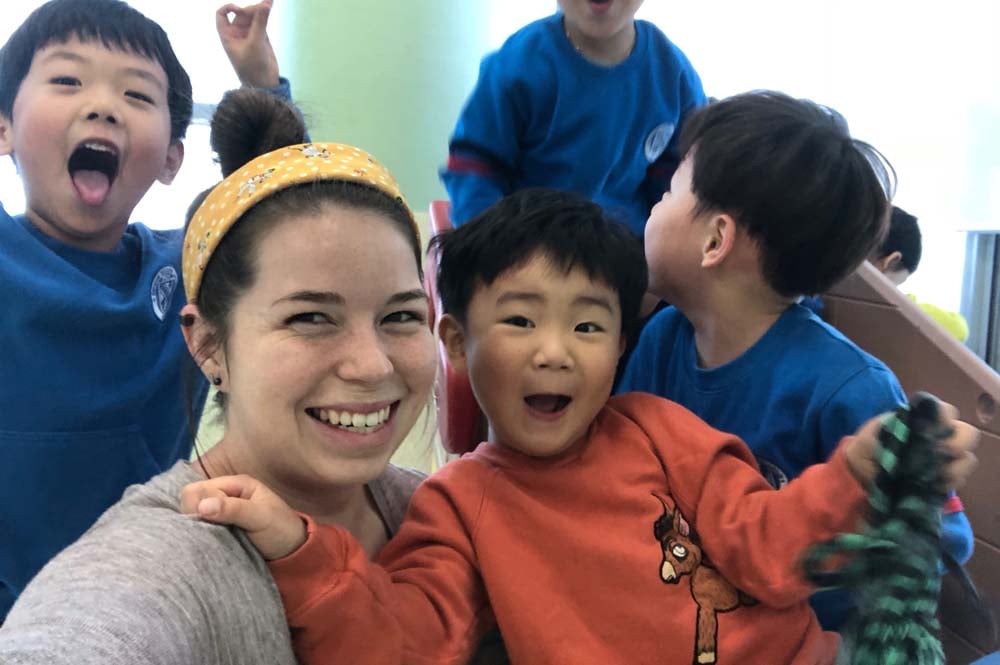 ITA alumna Samantha Broking teaches English in South Korea