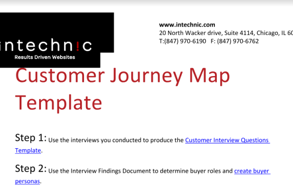 Customer Journey Map Template
