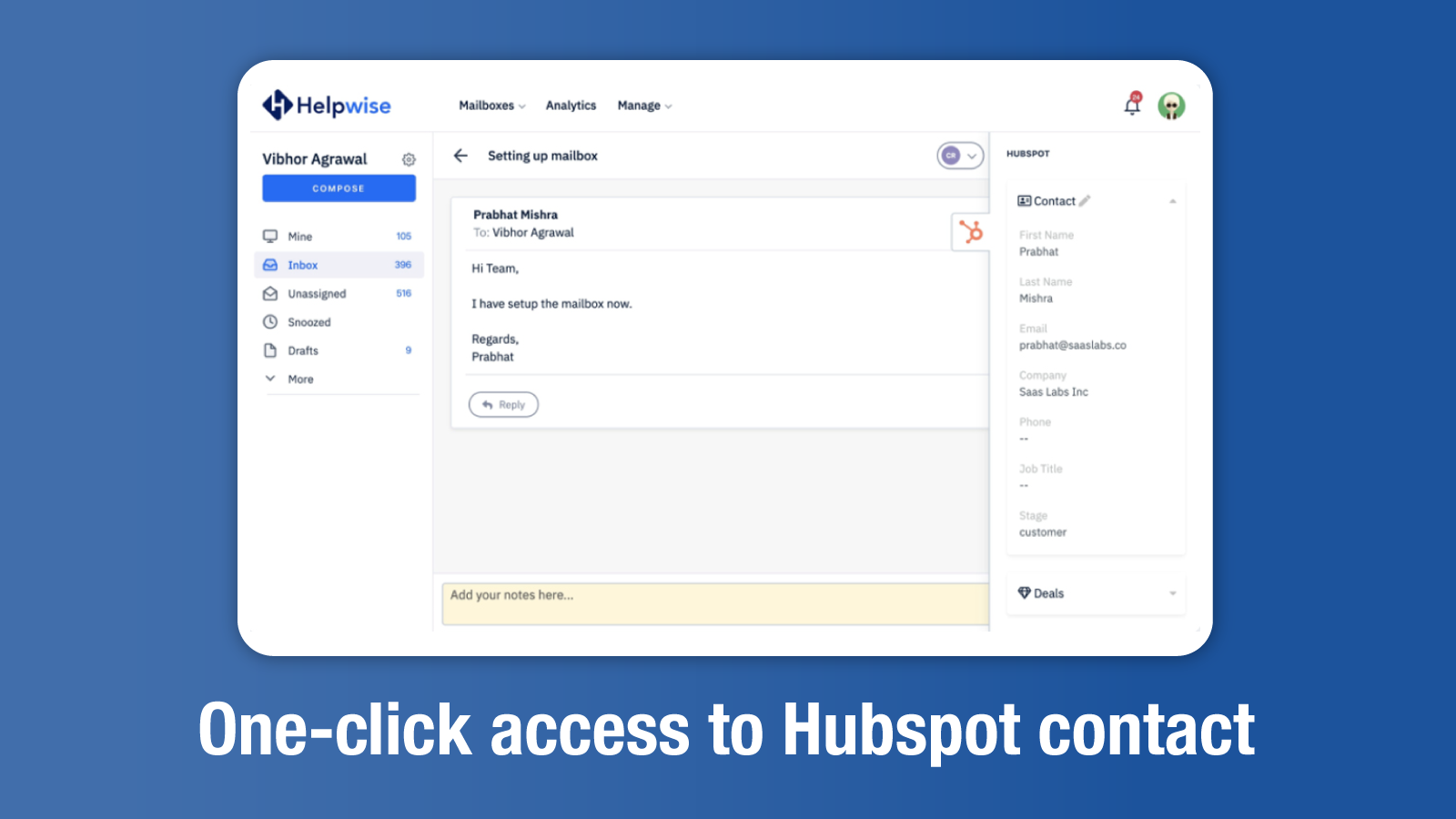 Easily track and edit information of your customer.