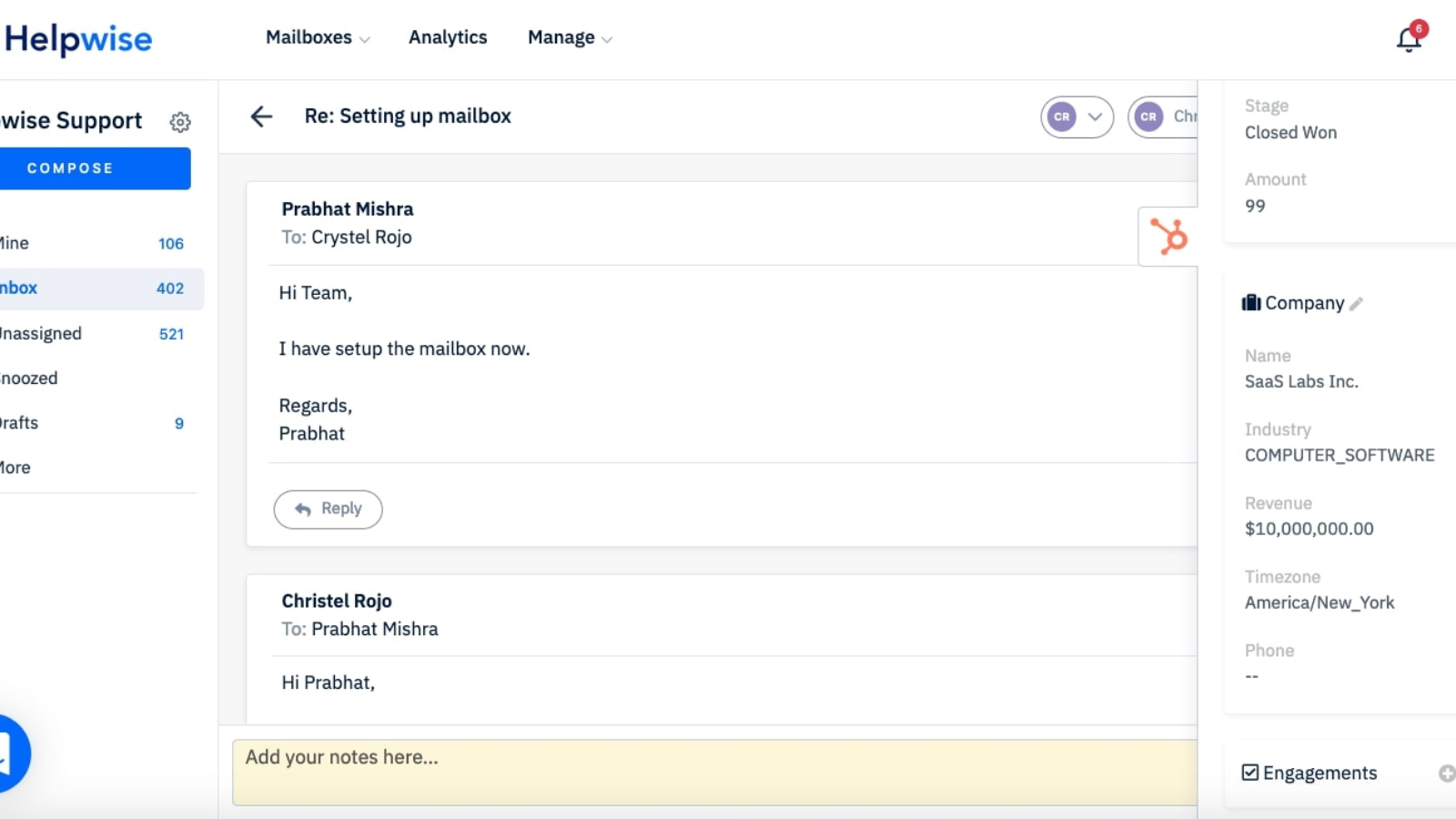 Retrieve Associated Company