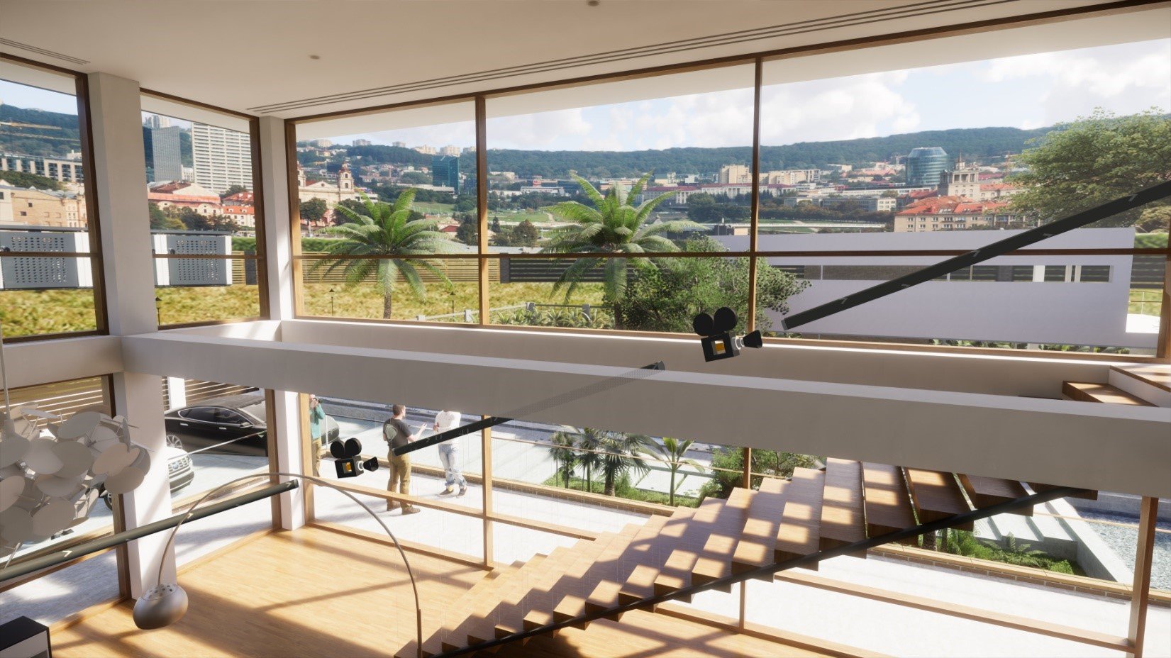 Keyframe added mid-way up the Stairs to better define Path