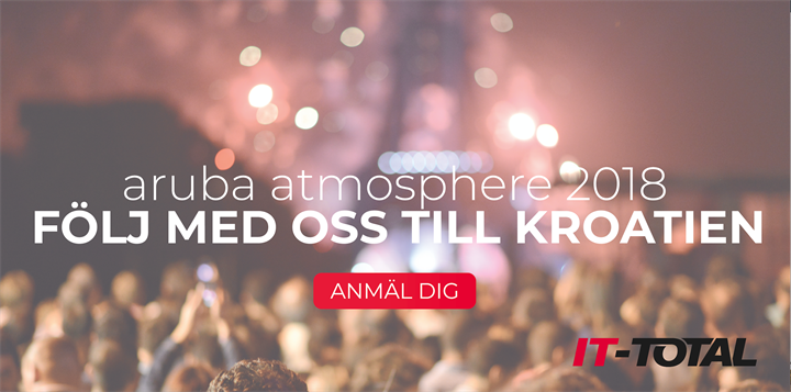 Följ med oss till Aruba Atmosphere 2018