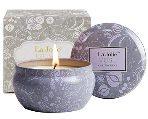 A Blue Lotus Scented Candle