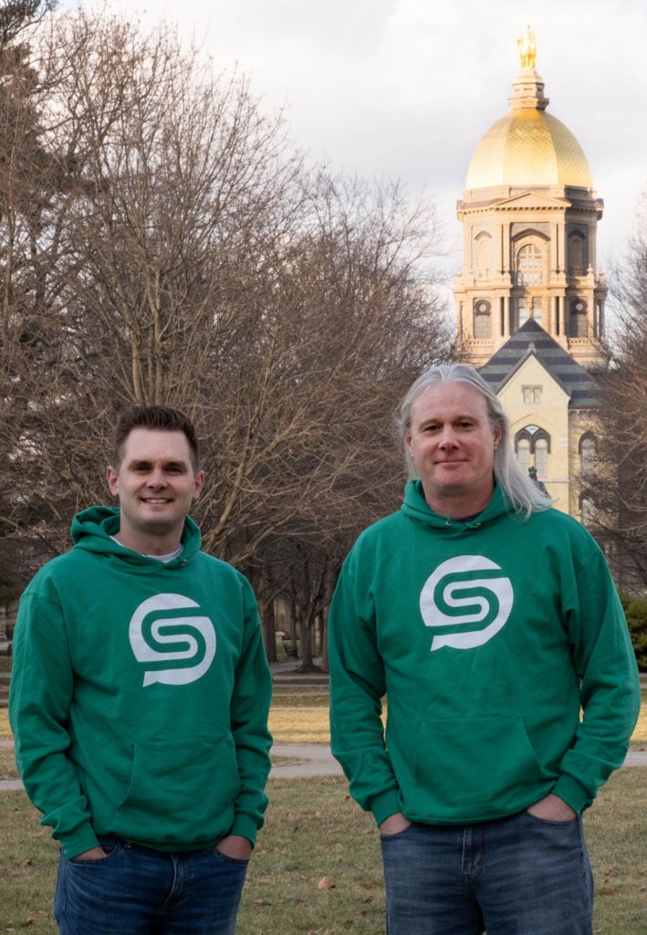 SIMBA Chain Co-founders, Joel Neidig CEO and Dr. Ian Taylor CTO