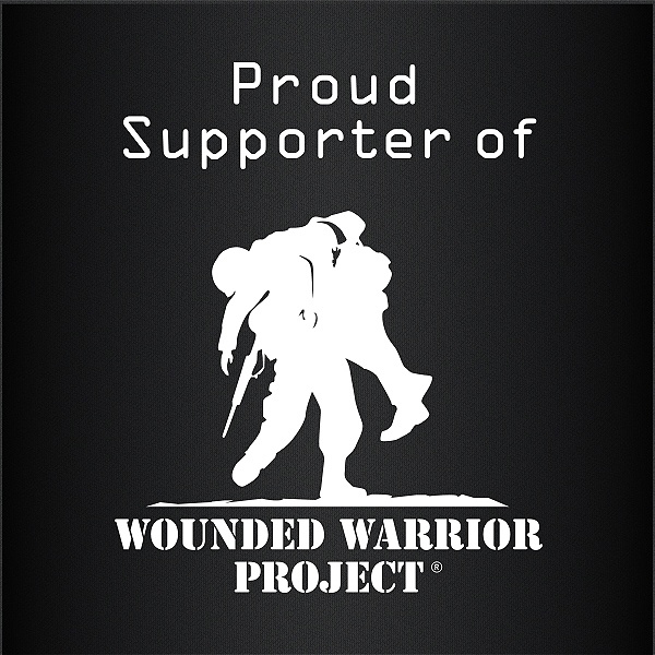 Proud Supporter of the Wounded Warrior Project Proud Supporter of the Wounded Warrior Project