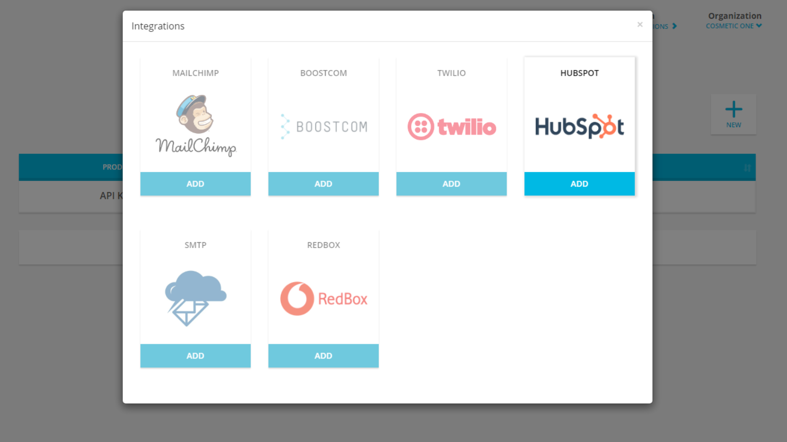 Add a new Integration in Flame.