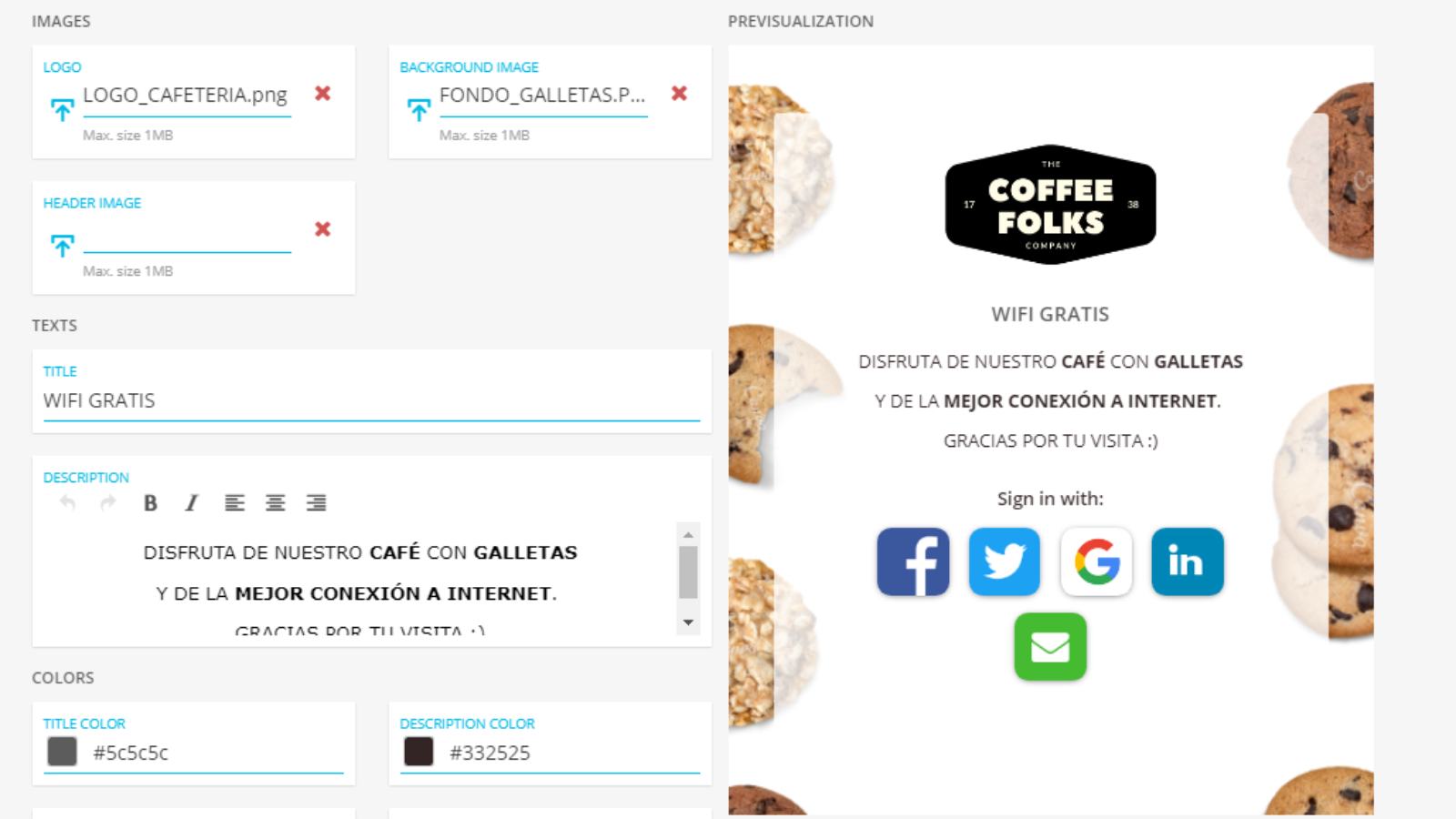 Create your Wifi Experience