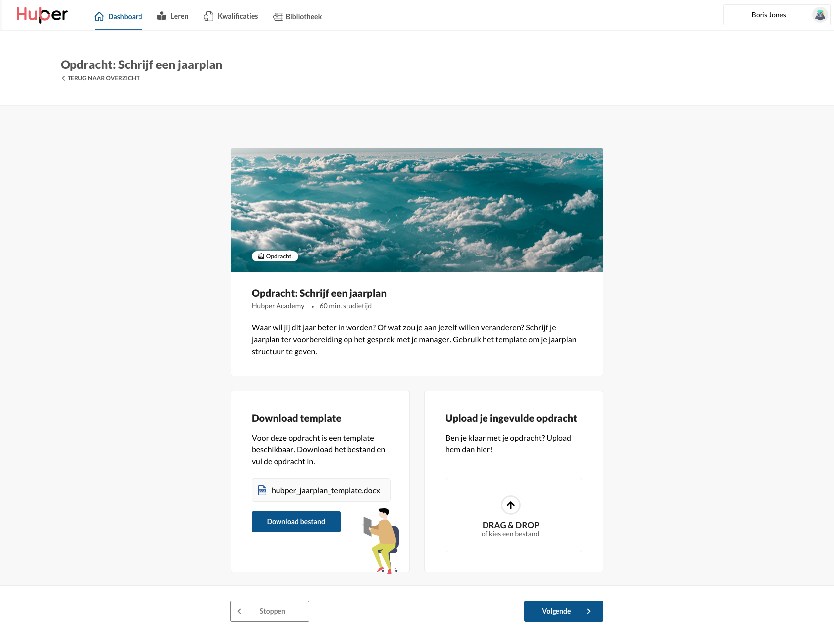 Inleveropdrachten Hubper online leerplatfrom