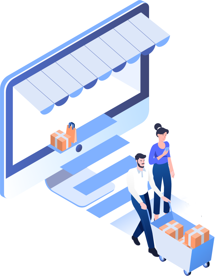 Online Shopping-couple