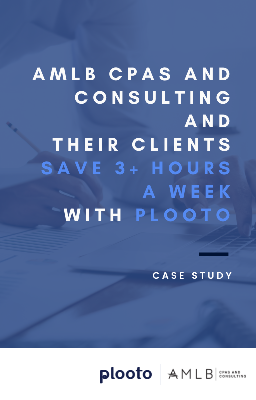 AMLB CPAs and Consulting and their Clients Save 3+ hours a week with Plooto