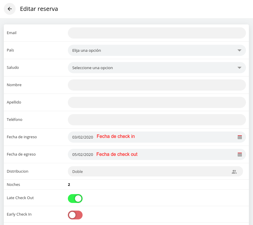 Campos editables en instancia de Consulta
