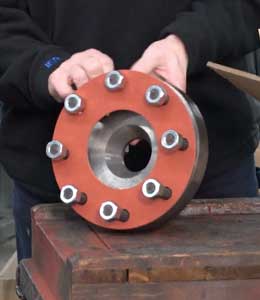 Space Saver Flange Unpacked