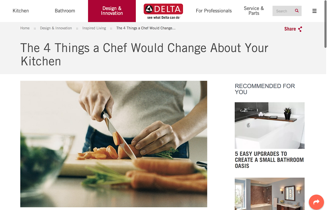 How Delta Faucet Increased Pageviews Per User by 49% Using Machine Learning