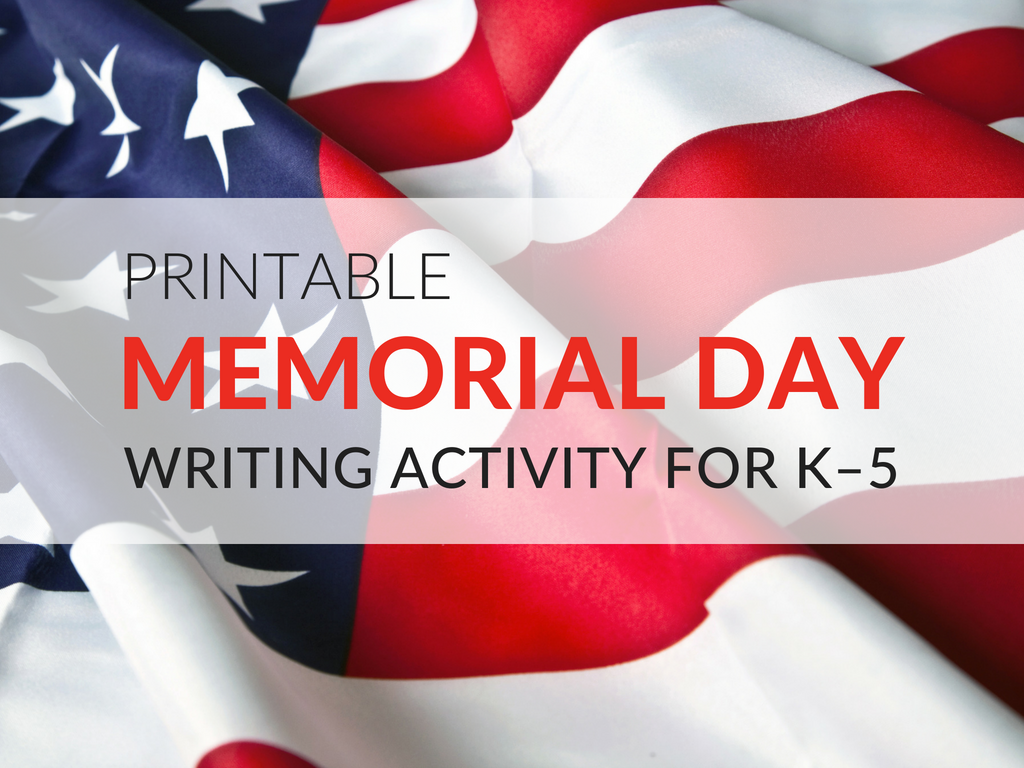 memorial day worksheets for the k 5 classroom