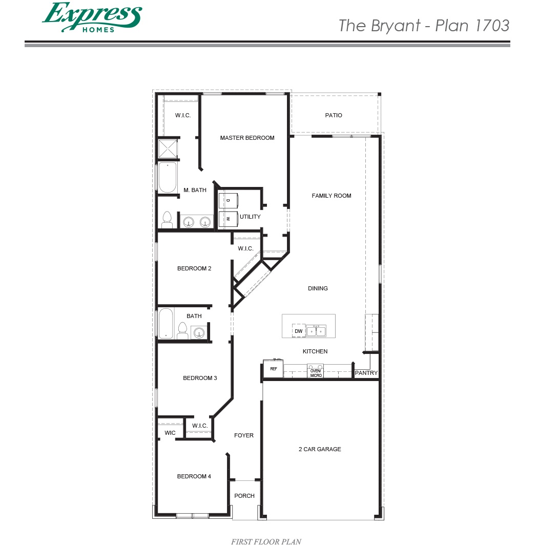 D R Horton Express Homes Floor Plans Floor Roma   1703 FP Updated Fro Web 